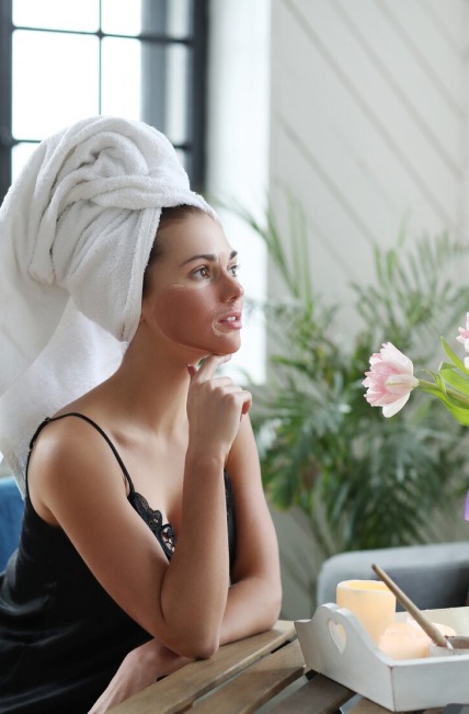 Woman at Spa